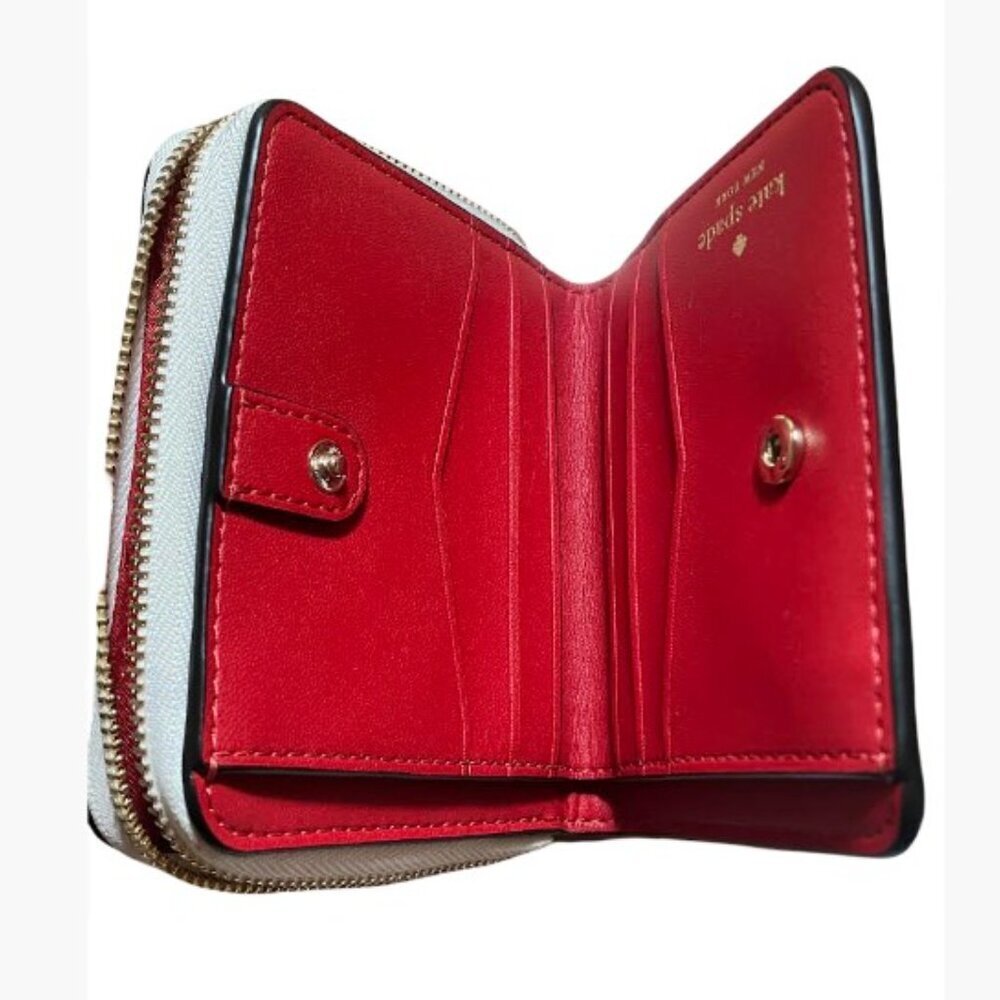 Kate Spade New York Staci Small Ladybug Zip Around Wallet NEW Without Tags - Picture 5 of 13